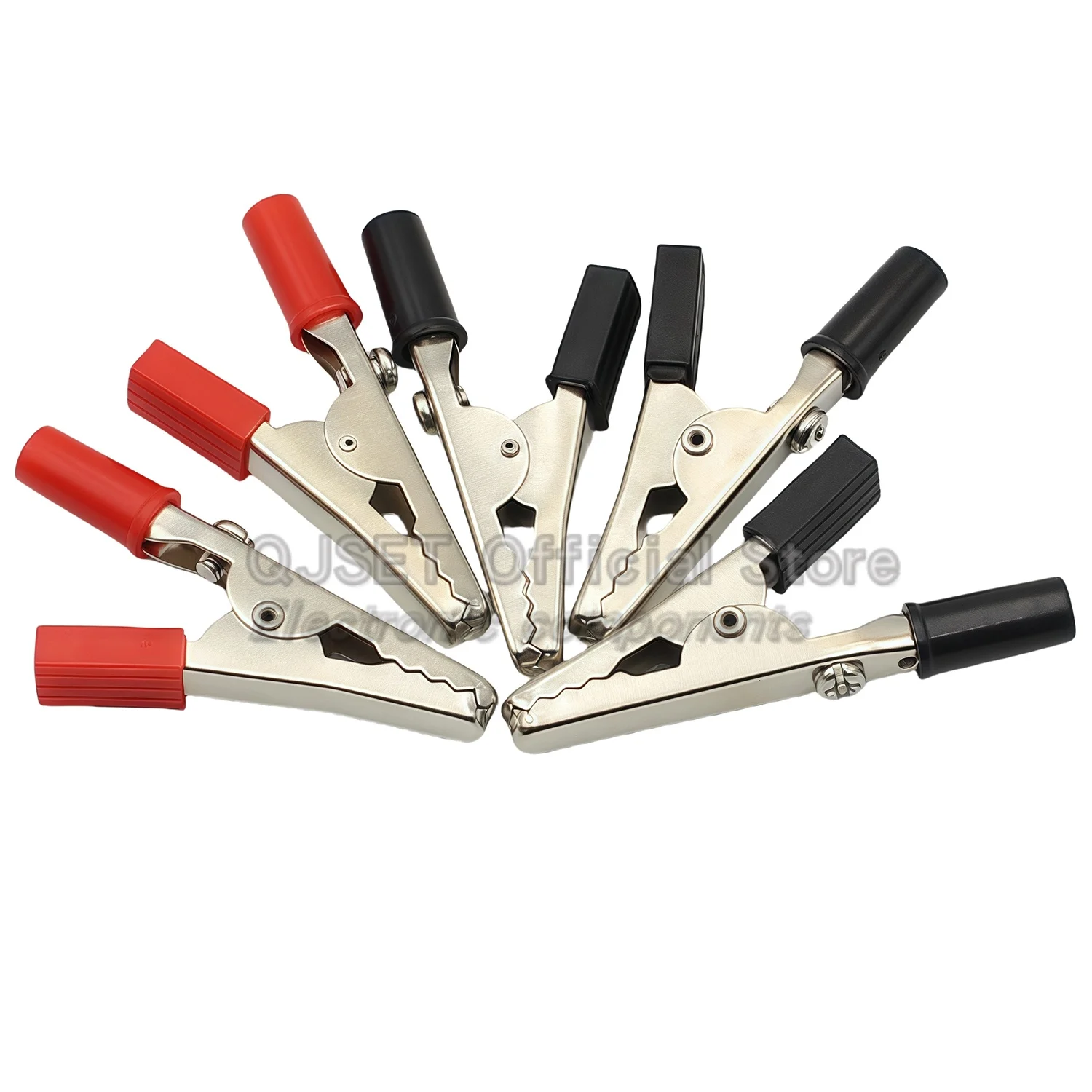 10 pezzi 029 clip a coccodrillo in metallo clip di prova, clip di prova per prodotti elettronici con viti e porte di saldatura, clip per cavi per elettricisti