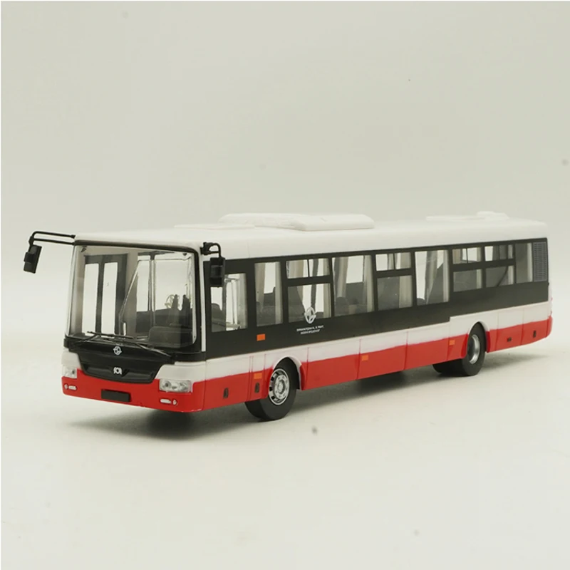 Diecast 1/43 Size Autobus SOR NB12 MHD Model Car Praha Bus Alloy Car Model Collection Display Hobby Original Box