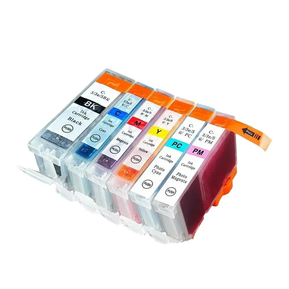 BCI-3 3e 5 6 BCI-6 Premium Color Compatible Inkjet Ink Cartridge for Canon PIXMA iP6000D Printer