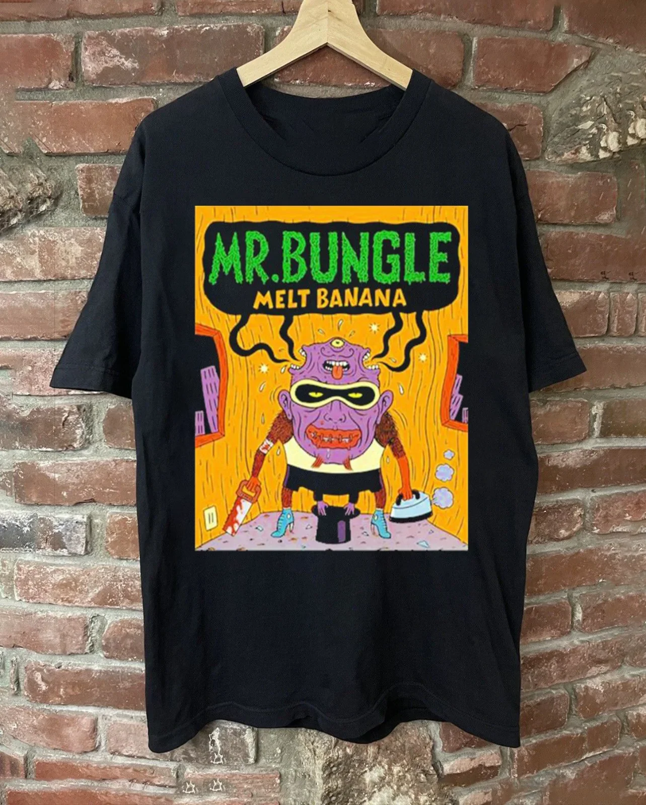 Mr Bunfordden Rock Band Melt gels T-Shirt en coton adulte S-2345XL pleine taille AL213