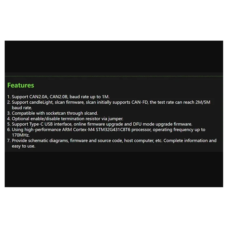 Canable Canbus Transceiver USB To PCAN Protocol Analyzer Adapter CAN2.0 Serial Controller