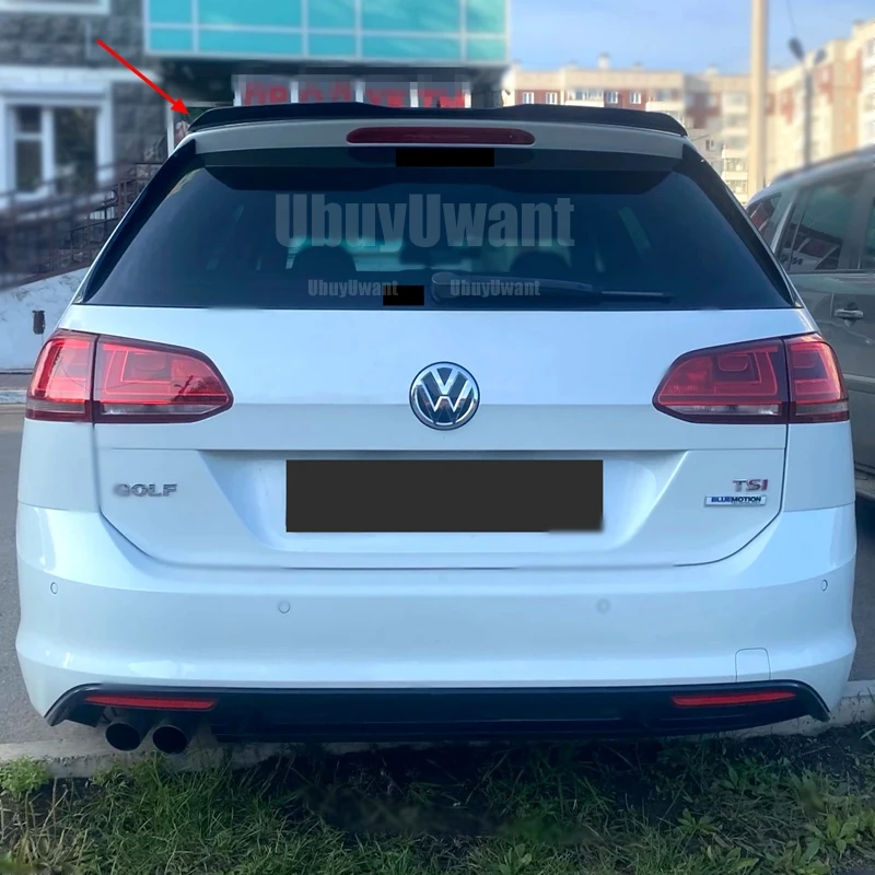 Roof Rear Spoiler Wing Air Deflector Dam Boot Lip Trim For VW Golf MK5 MK6 MK7 MK7.5 MK8 Tail Tuning Not for GTI/GTD/7 R-line