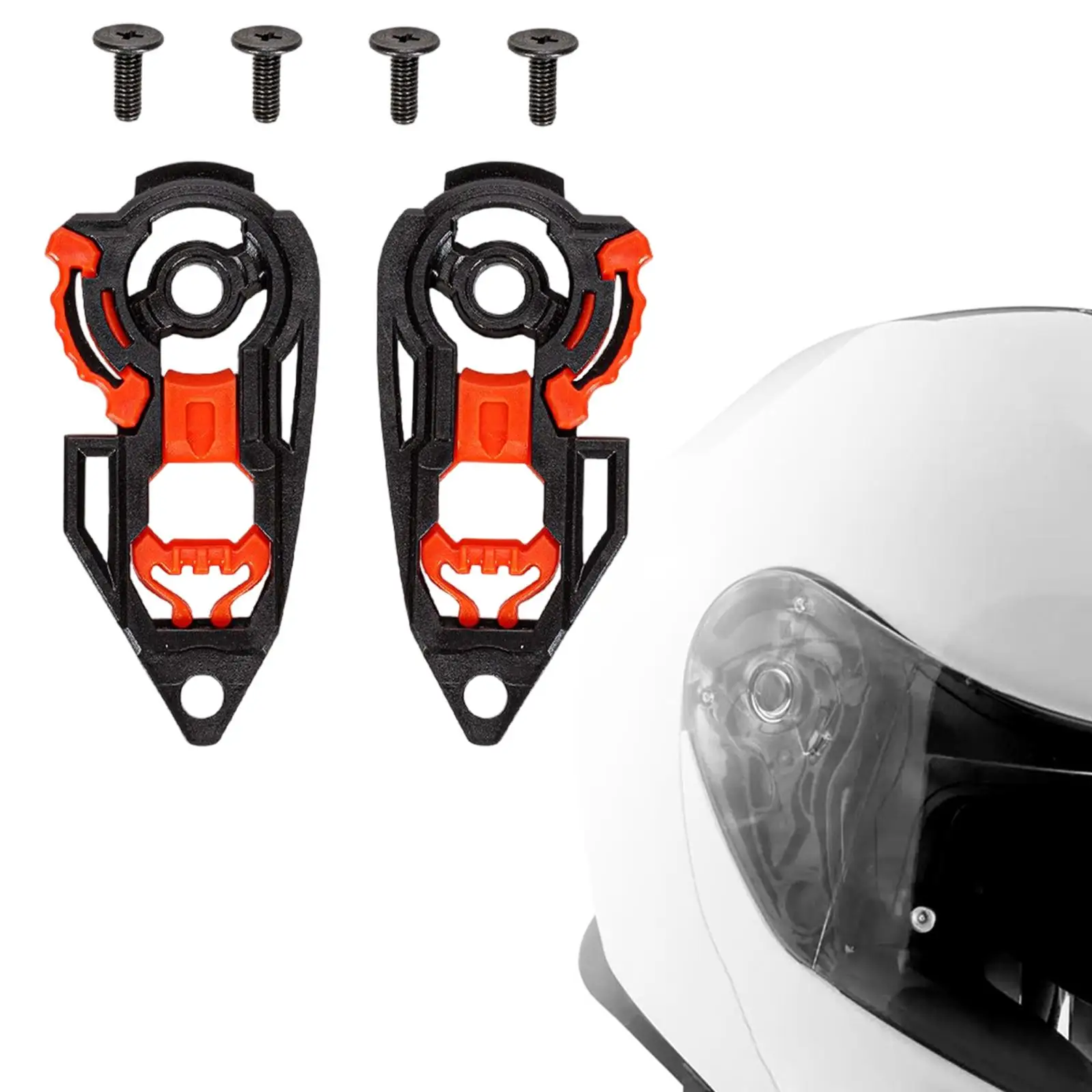 

2pcs Helmet Visor Shield Equipment Base Plate Set Left Right