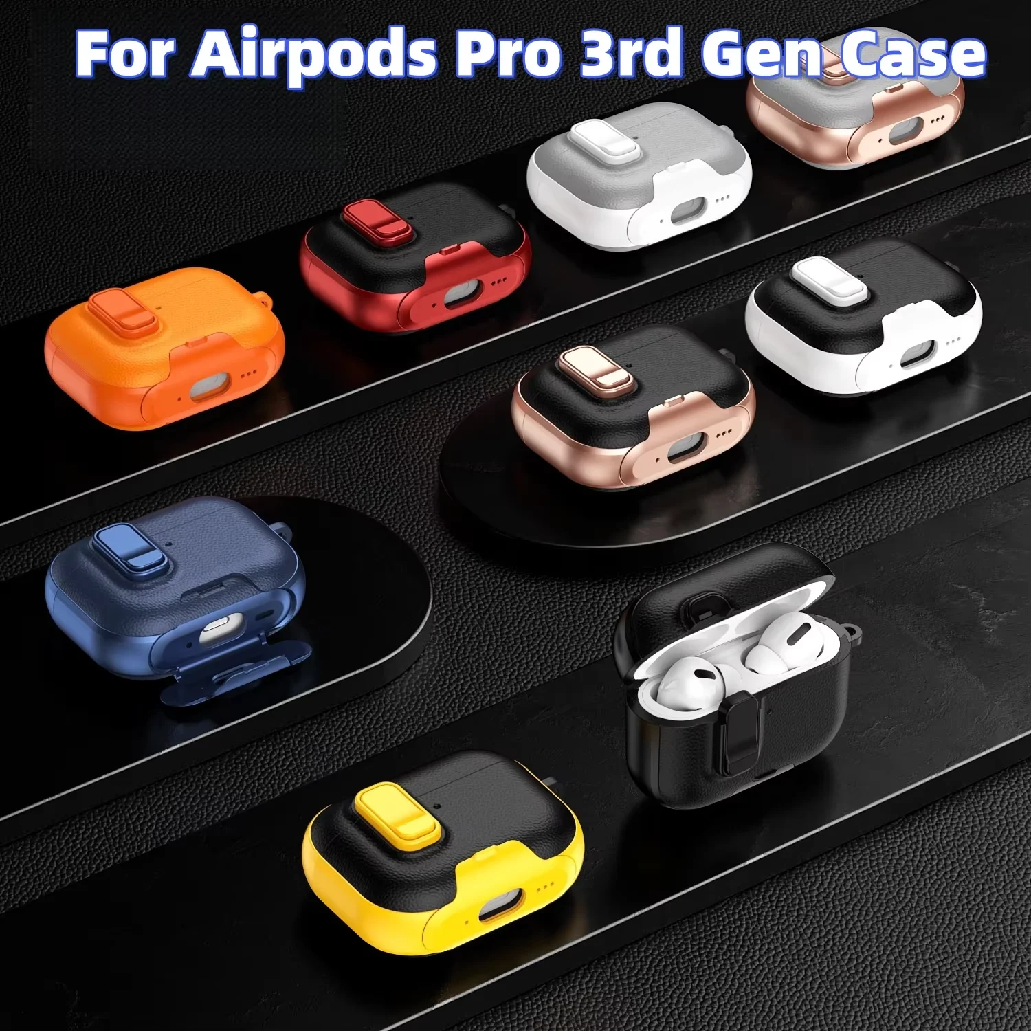 capa-com-design-de-trava-para-airpods-pro-3ª-geracao-2026-em-tpu-com-textura-de-couro-e-suporte-para-celular-capa-para-airpods-pro-3