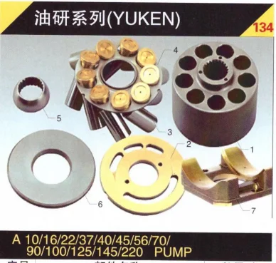 

YUKEN A16 hydraulic pump spare parts