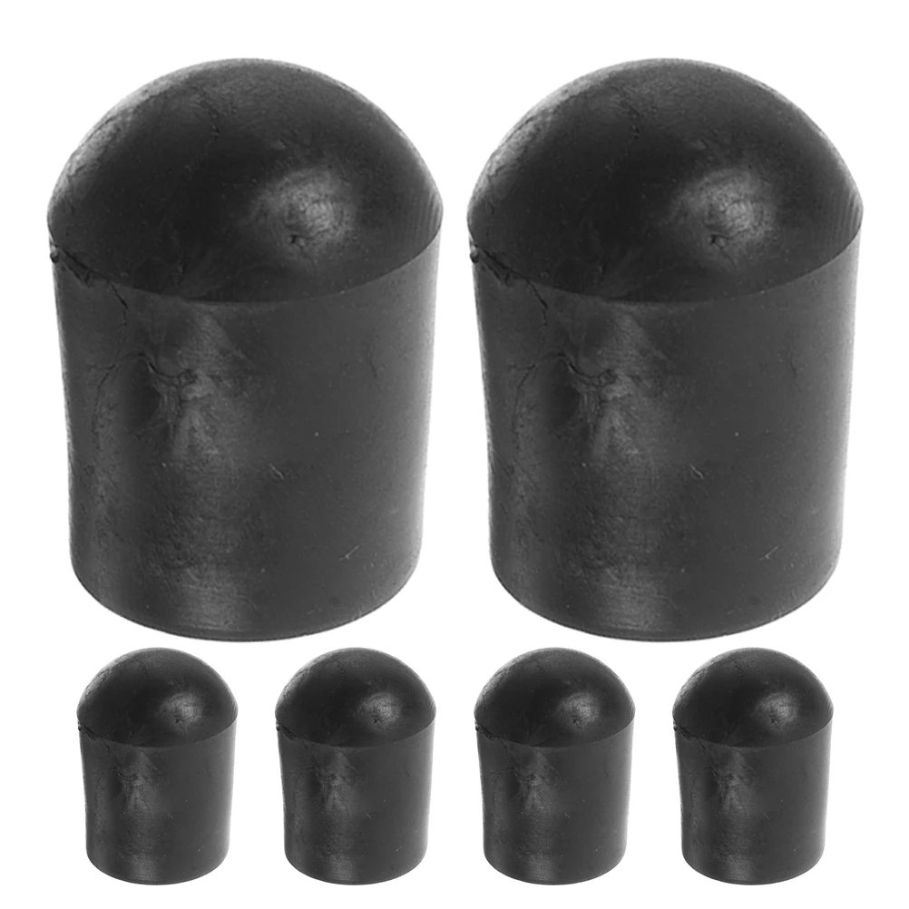 

6PCS Cello Tailpost Gasket Endpin Tip Covers Protectors Stopper Bass Double NonSlip Rubber Comfortable Durable Sound Quality