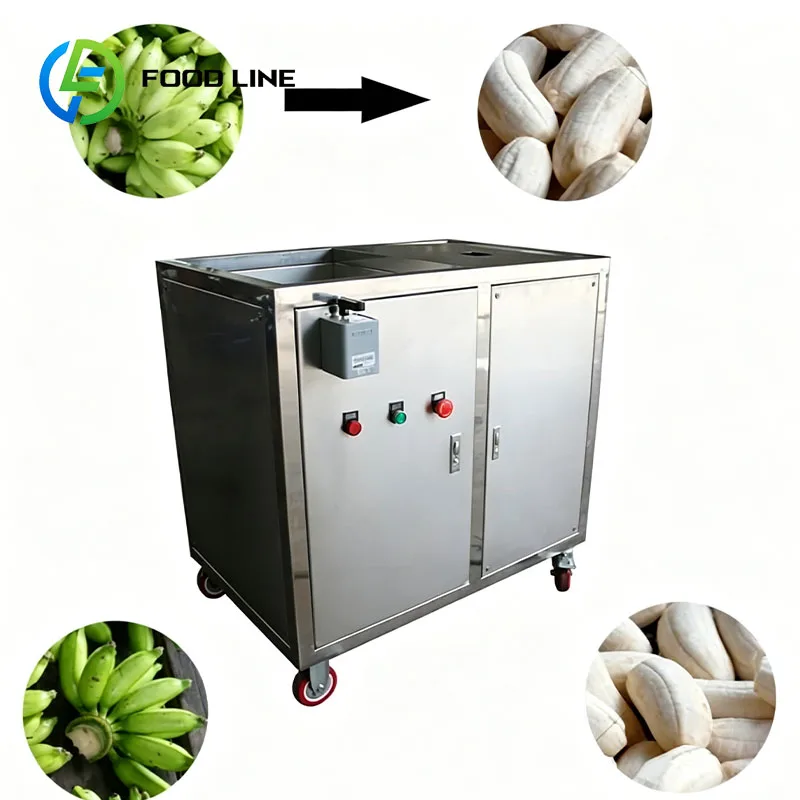 Banana Peeler Machine Green Plantain Peeling Machine Automatic Banana Skin Remover Commercial Customized
