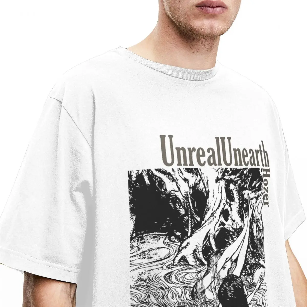 Men Women's Unreal Unearth Vintage Hozier Lyrics Tour T Shirts Accessories Cotton Tops T-shirt Vintage Tees New Arrival