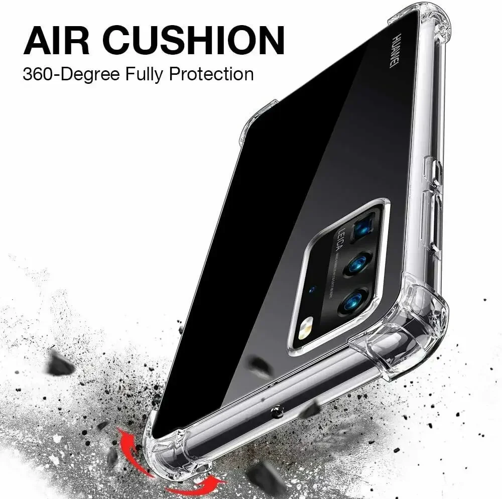 Case Huawei Y9S 2019 Y9A Y9 Prime Y9 2018 2019 Y8S Y8P Crystal Clear Shockproof Bumper Transparent TPU Slim Fit Flexible Cover image 3