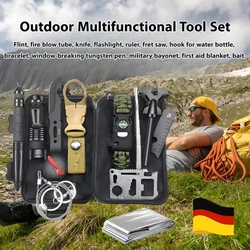 Outdoor Adventure Equipment Multifunctional Outdoor Survival Mountaineering Tool Set