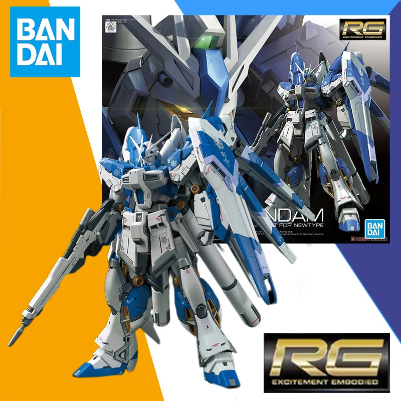 

Bandai RG Real Grade 1/144 RX-93-v2 Hi-ν Gundam Model Kit Assembly Anime Action Figure Model ROBOIT Toys Gift for Children