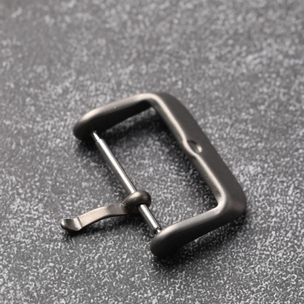 High-grade titanium alloy retro leather strap buckle, 18MM 20MM small hole metal buckle, watch accessories buckle