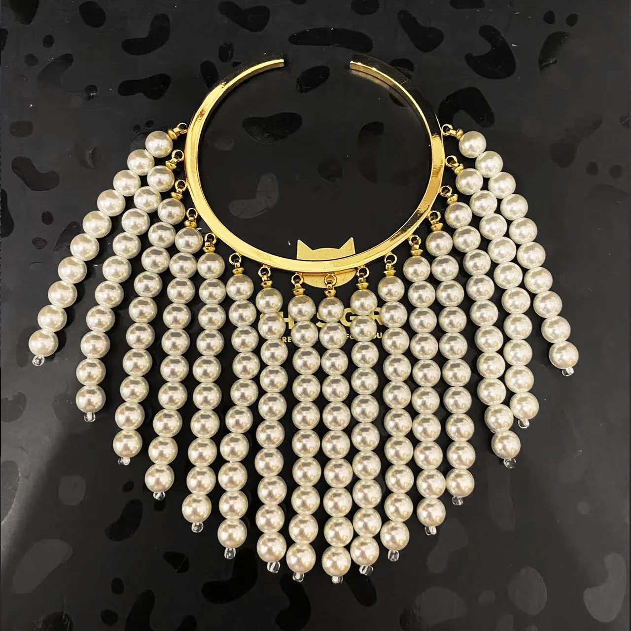 Jewelry & Accessories Sweet Romance Style Pearl Tassel Opening Bracelet For Women And Men's Party Gifts
