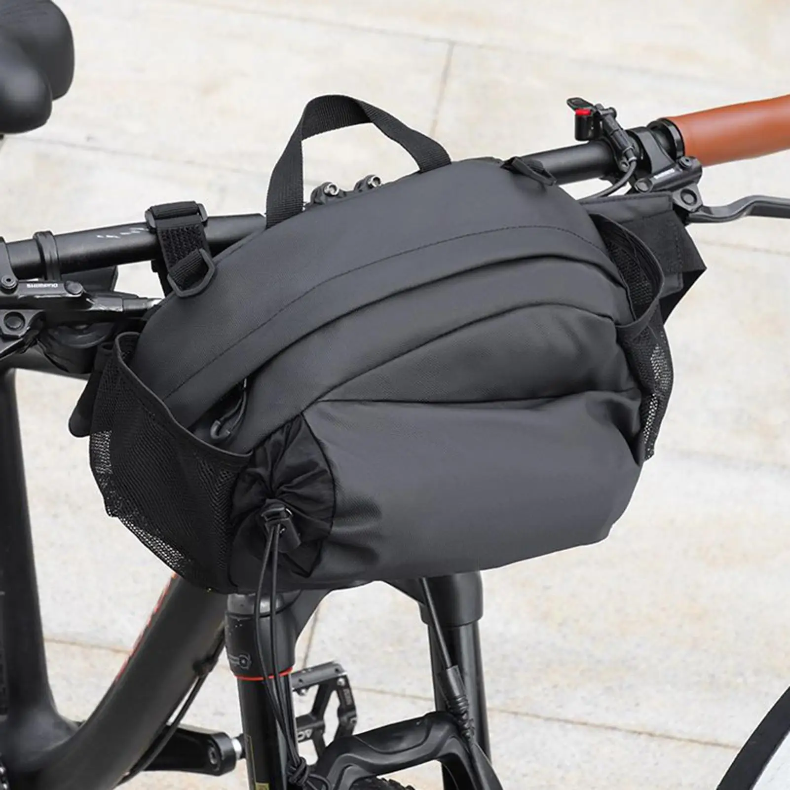 

Bicycle Handlebar Bag Large Bicycle Front Storage Pouch Bag Waterproof Handle Bar Storage Pouch Pack Cycling Accessories For