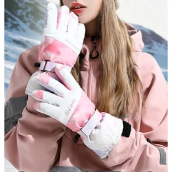 Winter Ski Gloves Women Gloves Winter Touch Screen Windproof Keep Warm Bicycle Cycling Gloves