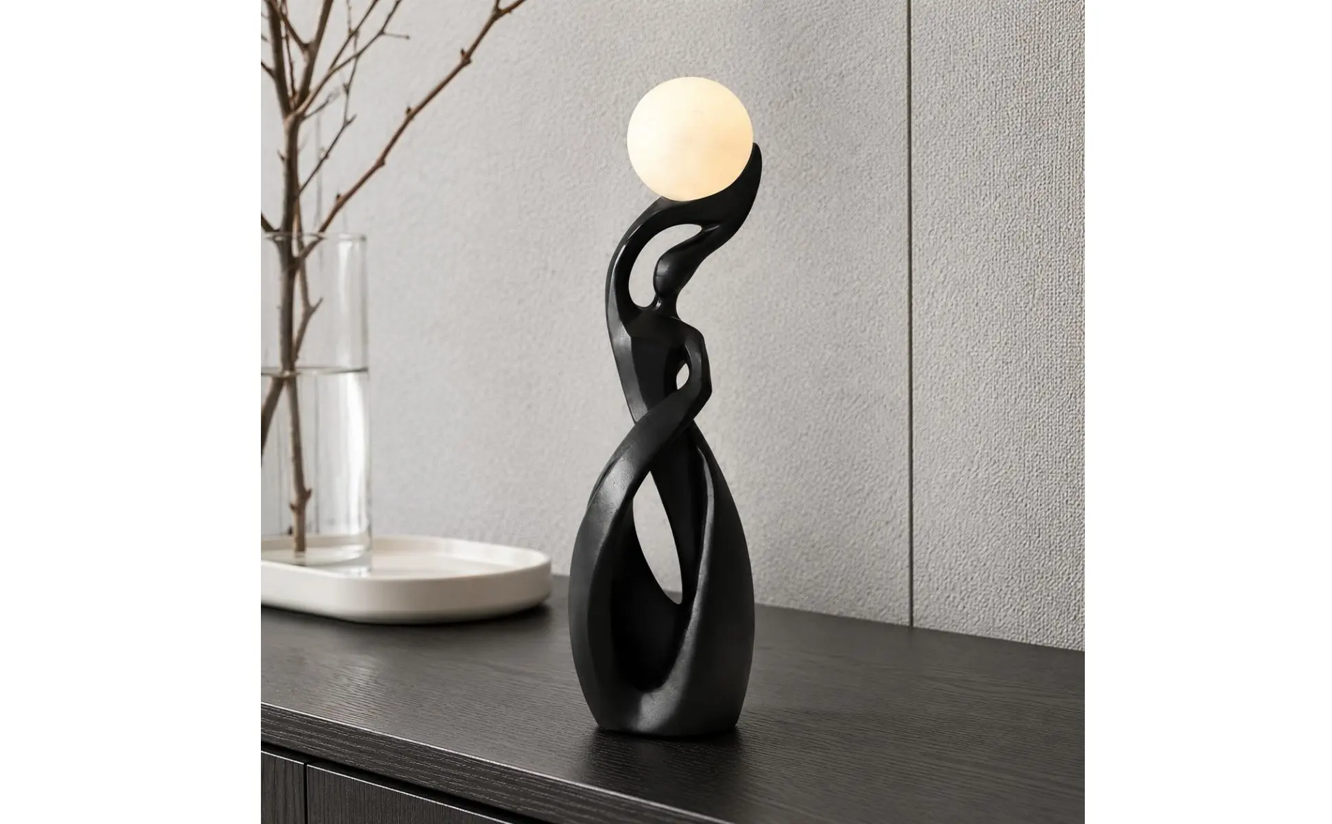 Abstract Resin Figurine Electroplated Finish Abstract Sculpture Table Ornament Minimalist Design Room Decoration Lustrous Abstract Resin Figurine Electroplated Finish Abstract Sculpture Table Ornament Minimalist Design Room Decoration Lustrous