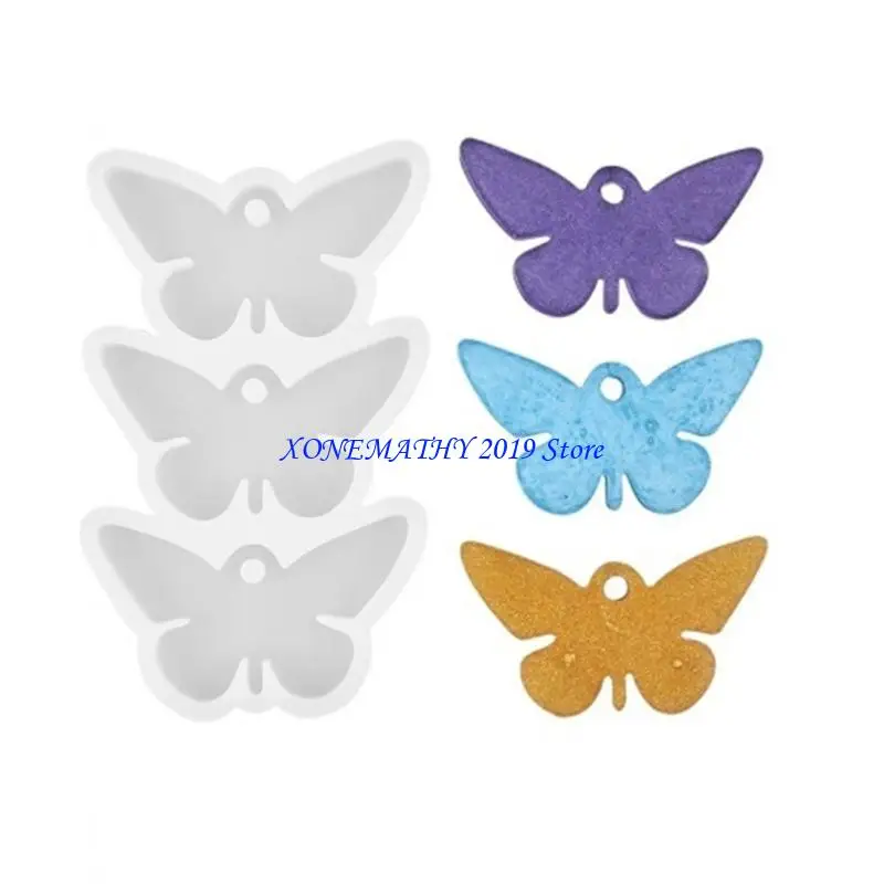 

F42F Бабочка/круглая/овальная форма, силиконовая форма для кристаллов, формы для сережек для ювелирных изделий