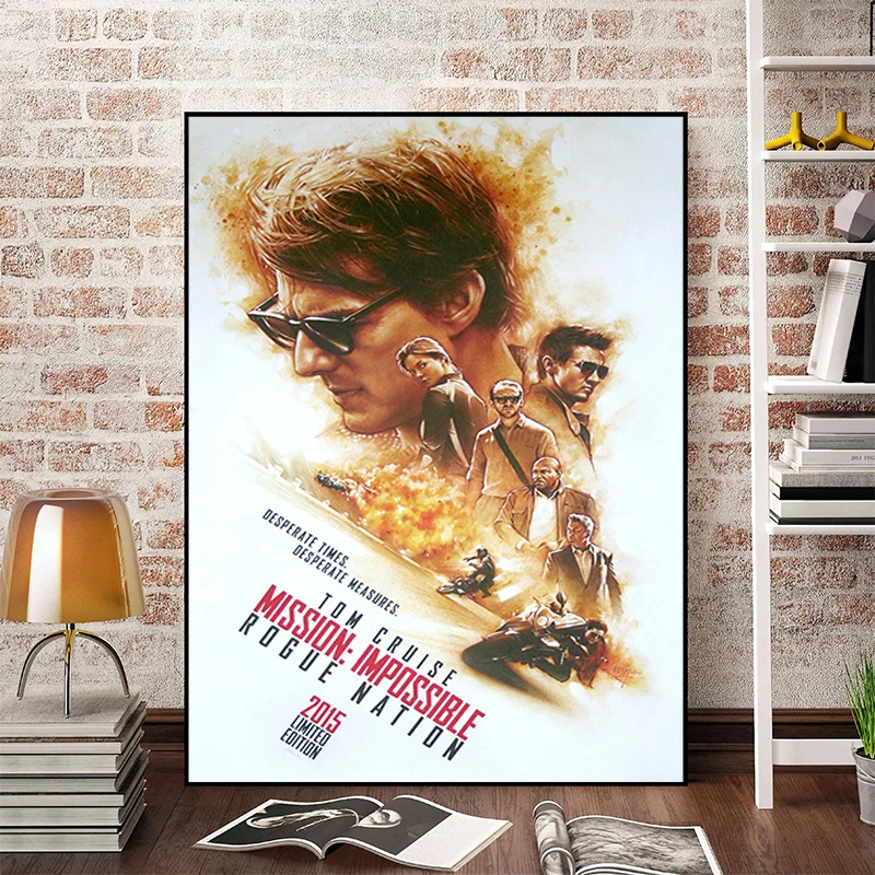 Mission Impossible Home Decor Decoration Pictures Room Wall Decorative Paintings Picture on the Wall Canvas Movies & Tv Posters