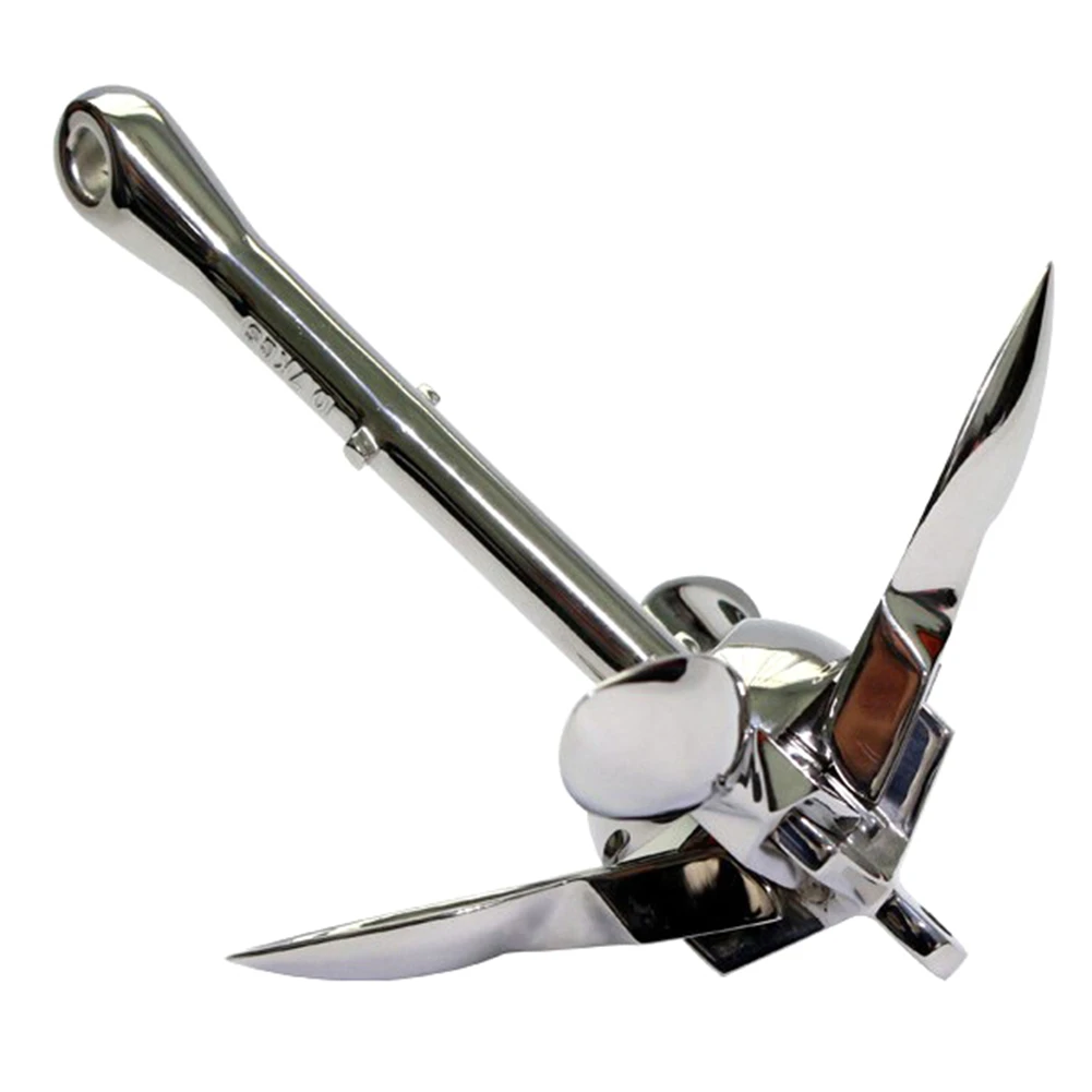 

Inflatable Boat 316 Stainless Steel Iron Metal Anchor for Boat Kayak Dinghy Raft Fishing Boat Kayak 0.7Kg HOT
