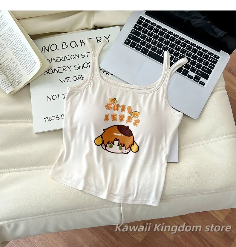 Игра Love and Deepspace Rafayel Zayne Xavier Sylus Caleb аниме костюм косплей подтяжки жилет домашнее платье топы женские