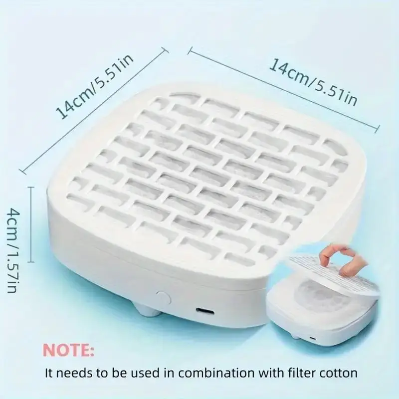 Mini Nail Dust Collector Extractor Fan For Manicure Machine Powerful Nail Vacuum Cleaner With Remove Paper Filter Nail Equipment