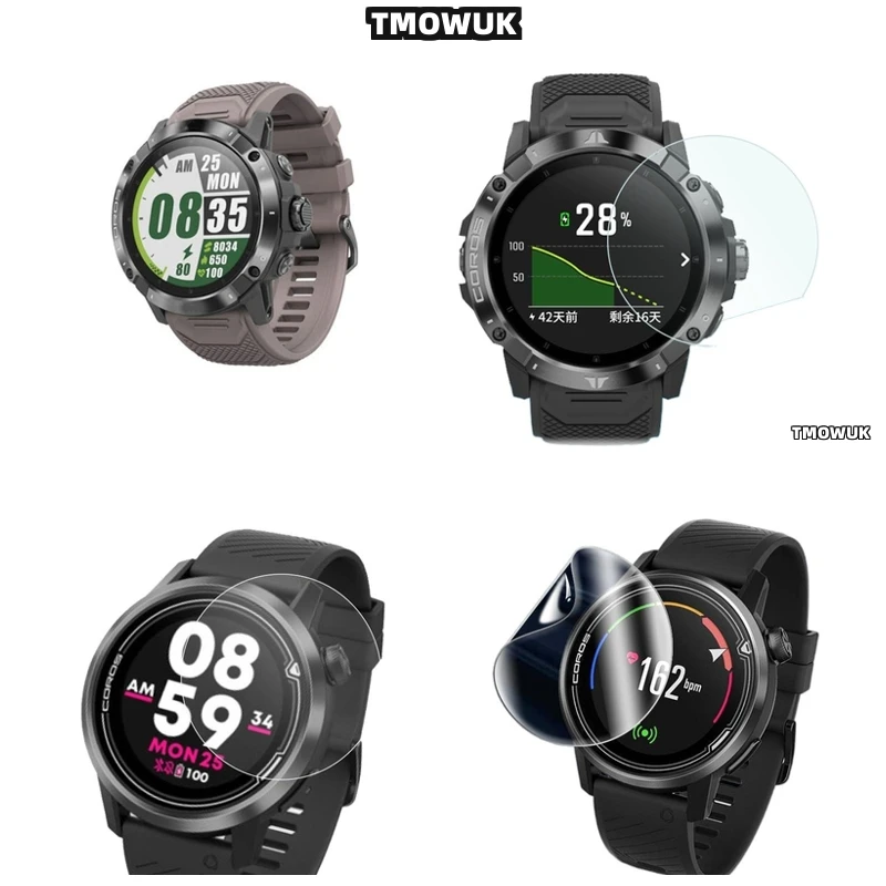 

For Coros PACE 2 3 42 46 MM APEX 2 Pro VERTIX 2 2S - Tempered Glass Screen Protector, 9H Hard, Anti-Scratch For Cutting-Edge Sma