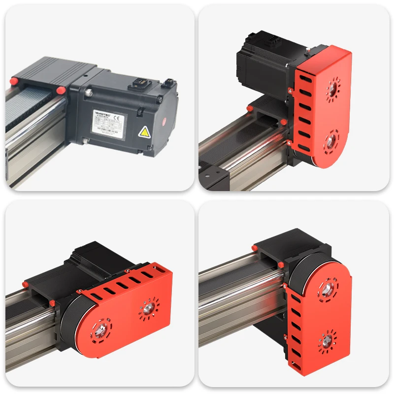 RXP80X Customizable Stroke With 750W Servo Motor Guide Rail Belt Driven Light Weight Linear Actuator