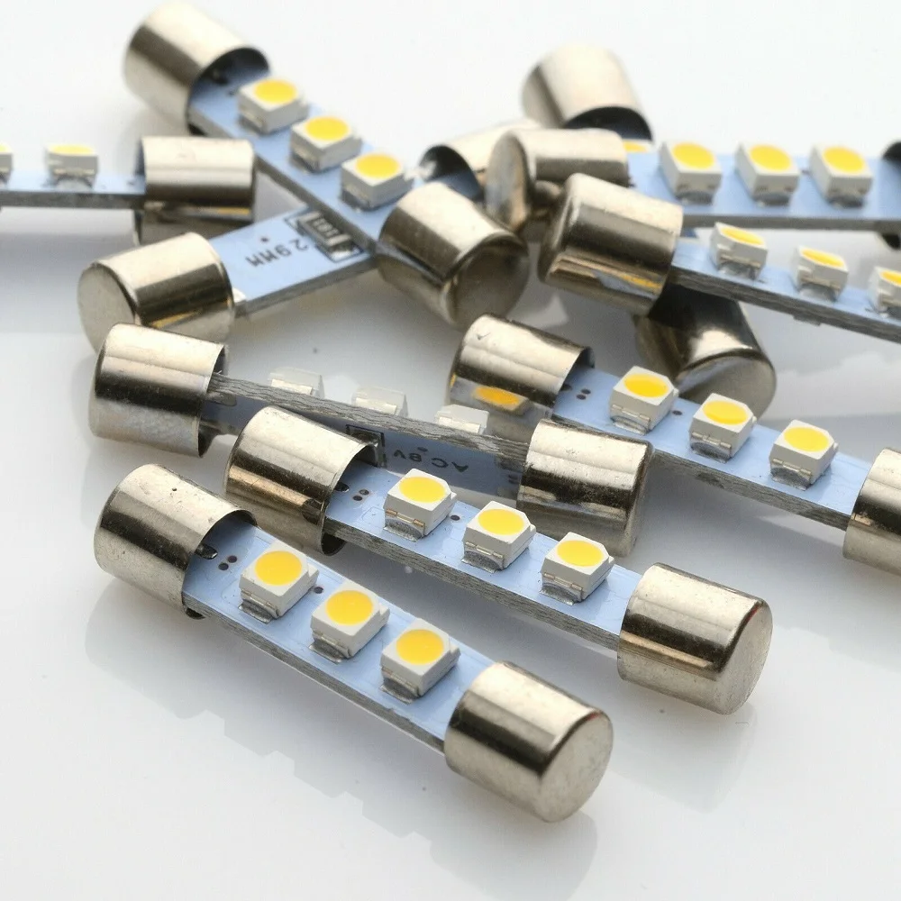 مصباح فتيل ليد ، موالف وجه للاتصال الهاتفي ، مصابيح خلفية لمارانتز ، سانسوي ، كينوود ، فيشر ، رائدة ، والعديد من أجهزة الاستقبال الاستريو القديمة الأخرى ، AC8V