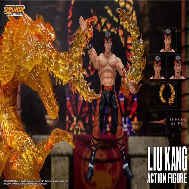 

DCMK17 Storm Toys 1/12 Male Soldier LIU KANG Special Edition 6'' Action Figure Model For Fans Collection