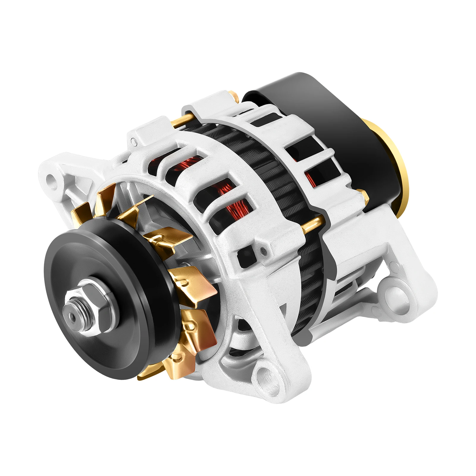 2000W DC 12V Permanent Magnet Generator Brushless Low Rpm Alternator Agriculture for Charging and Lighting Agricultural Vehicles