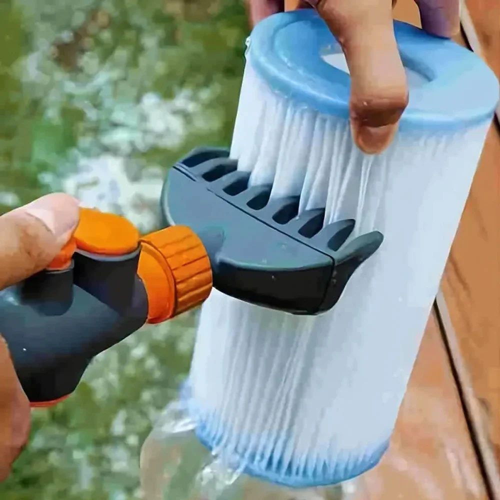 Ręczny filtr do basenu, narzędzie do czyszczenia węża do czyszczenia filtra wody w wannie z hydromasażem, narzędzie do czyszczenia wkładu do basenu