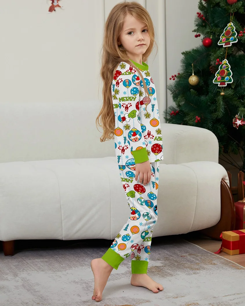 2025 Christmas Matching Family Pajamas Merry Xmas  Snowman Cartoon Pjs Adult Child Clothing Outfit Set Baby Jumpsuit+Dog Clothes