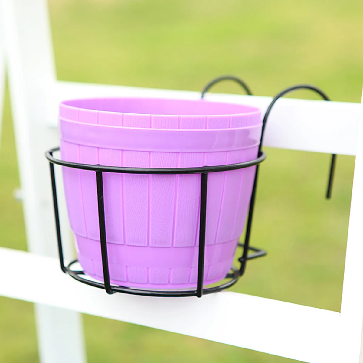 أصيص زهور معدني من الحديد الهندسي بحجم حامل، ديكور مكتب منزلي متين، سهل الري، تصميم ثابت لزراعة المعادن