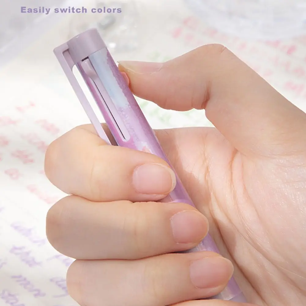 High Quality 3 Colors Ballpoint Pen Press Using 0.5mm Tip Gel Pen Quick Drying Writing Pens Studens