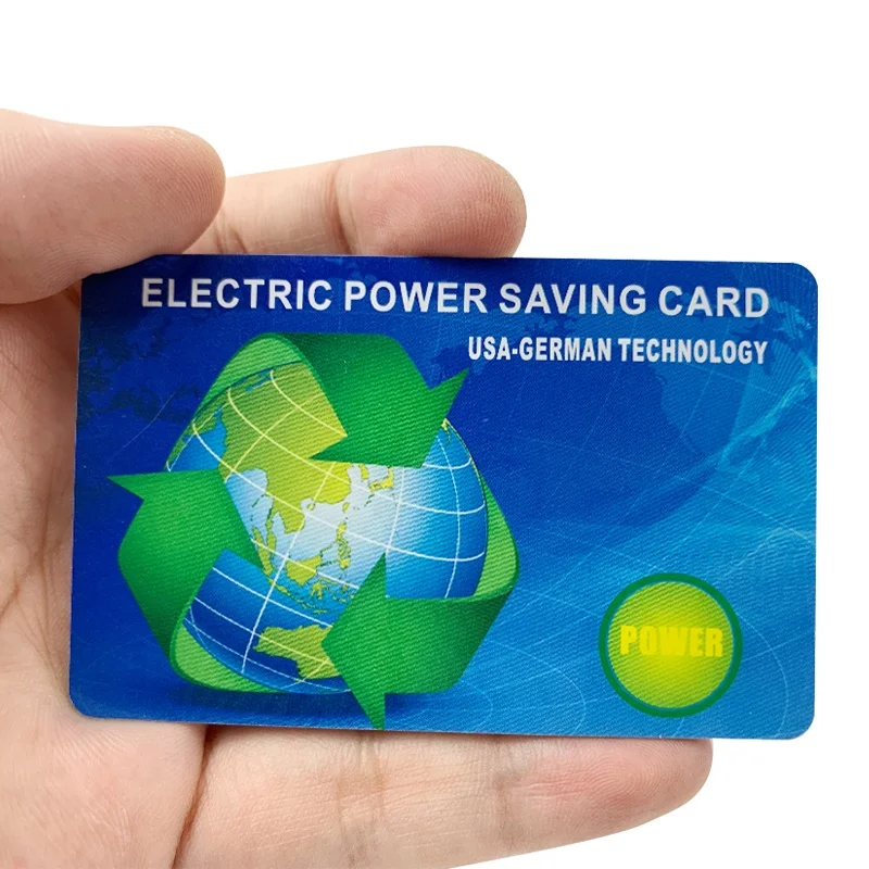 Custom.CAMAZ High Quality Bio Scalar Energy Saving Card Negative Ions Energy Card