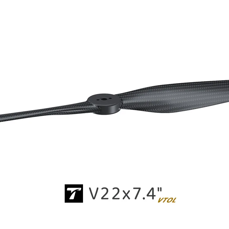 T-MOTOR V22 * 7.4 carbon fiber propeller, hanging VOTL multi-rotor, two-blade propeller drone propeller