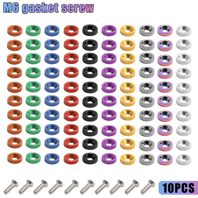 10-40 Uds. Tornillos de sujeción para patinete eléctrico, tornillos decorativos para manillar, arandelas para Dualtron 1 2 3 Thunder Eagel Ultra para Zero 9