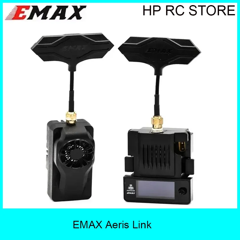 Module Micro TX EMAX Aeris Link ExpressLRS ELRS 2.4G 915MHz avec écran OLED et ventilateur de refroidissement pour avion RC et accessoires de drone FPV