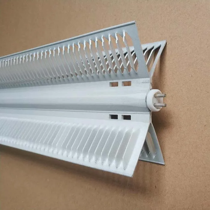 625mm230V2KW92 wing shaped aluminum finned tube heater baseboard RX integrated heating element