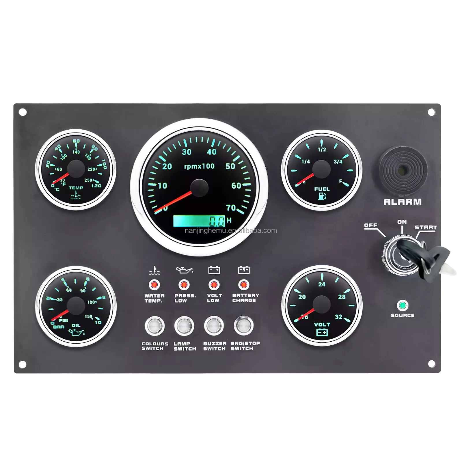 

Панель переключателей для лодок, электроника, 12 В, морских инструментов