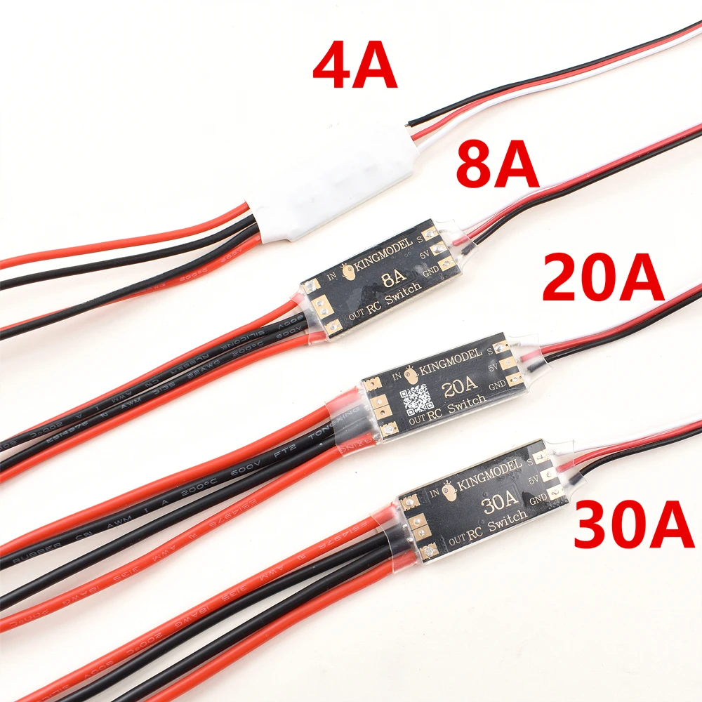 4A 8A 20A 30A RC التبديل الإلكتروني حماية آمنة التحكم عن بعد AUX تشغيل/إيقاف لسيارة شاحنة قارب مصباح ليد بطارية توصيل خارجي 3.7-28 فولت