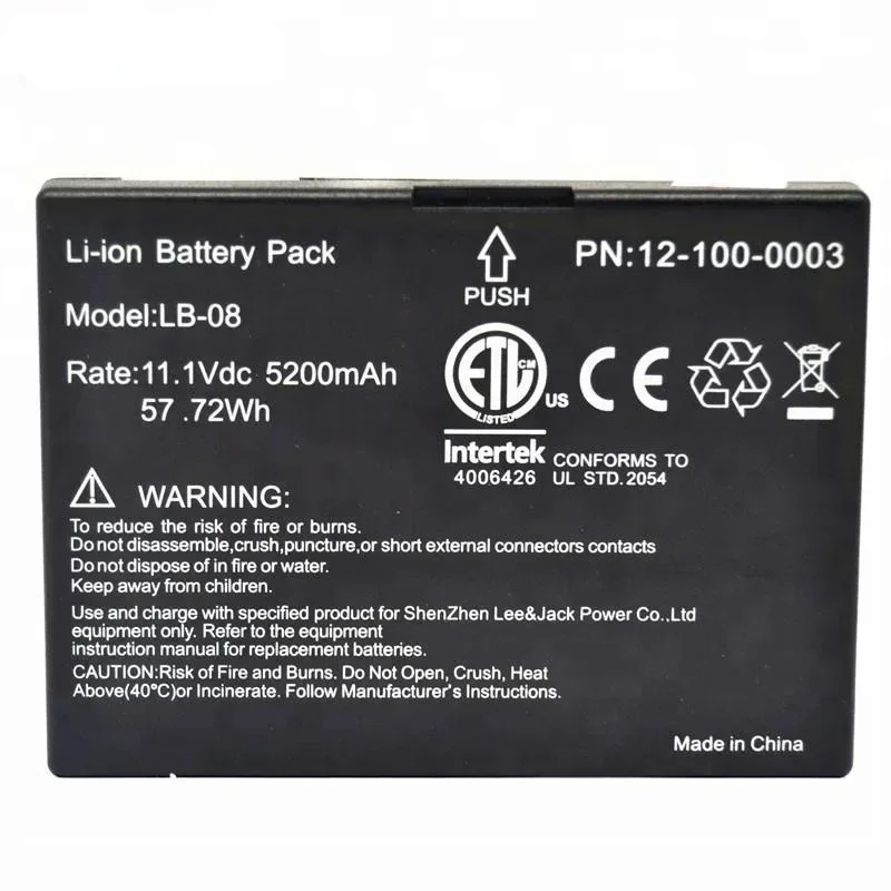 LB-08 11.1V 5200mAh li-ion Battery Pack BIOLIGHT A5 A6 A8 Q3 V6 Medical replacement Battery 12-100-0003