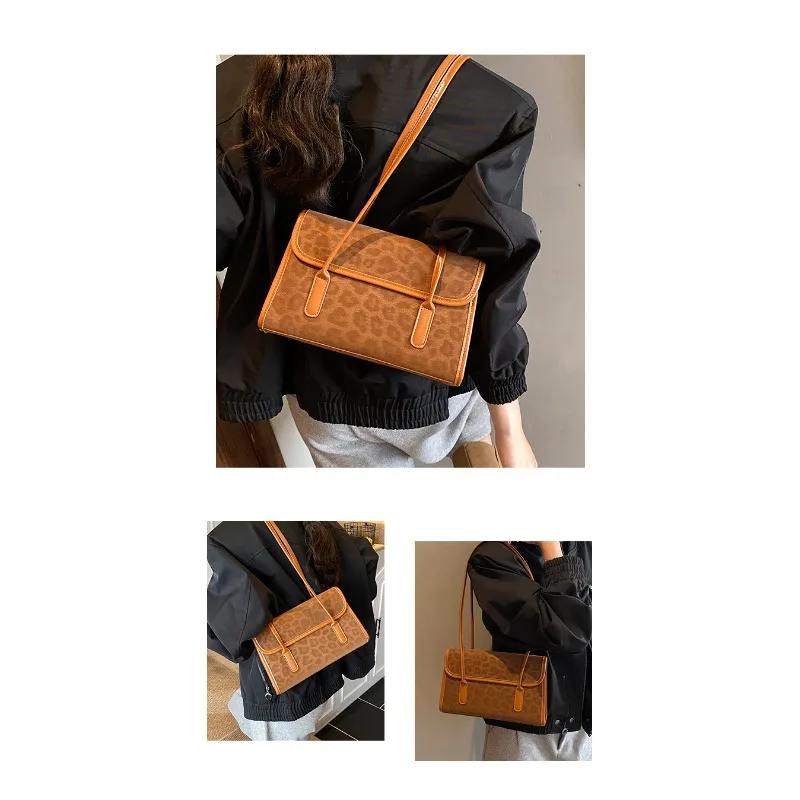 

2025 Новая высококачественная ретро-сумка большой вместимости, осенне-зимняя повседневная универсальная расширенная сумка на плечо для работы на работу