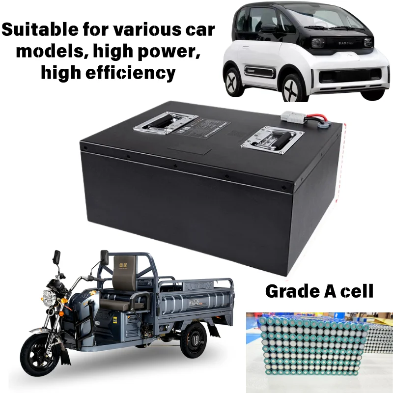 PP 72V Lithium Battery 100Ah Li-ion with Charger Lithium Battery For 6000W 9000W Tricycle Motorcycle Scooter Electric Vehicle RV
