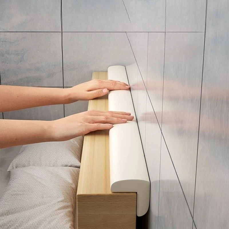 2M Weicher Bettschutzstreifen Wand-Baby-Sicherheitsstreifen Bettlückenfüller Bettkopfteil Anti-Kollisions-Streifen NBR Tischecken-Schutzleiste – Detail 3