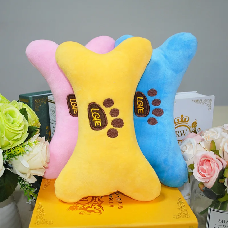 30pcs Cute Little Bones Pet Plush Toys Bags Cell Phone Pendant Company Event Gifts Catch Machine Doll Scissor Machine Claw Crane