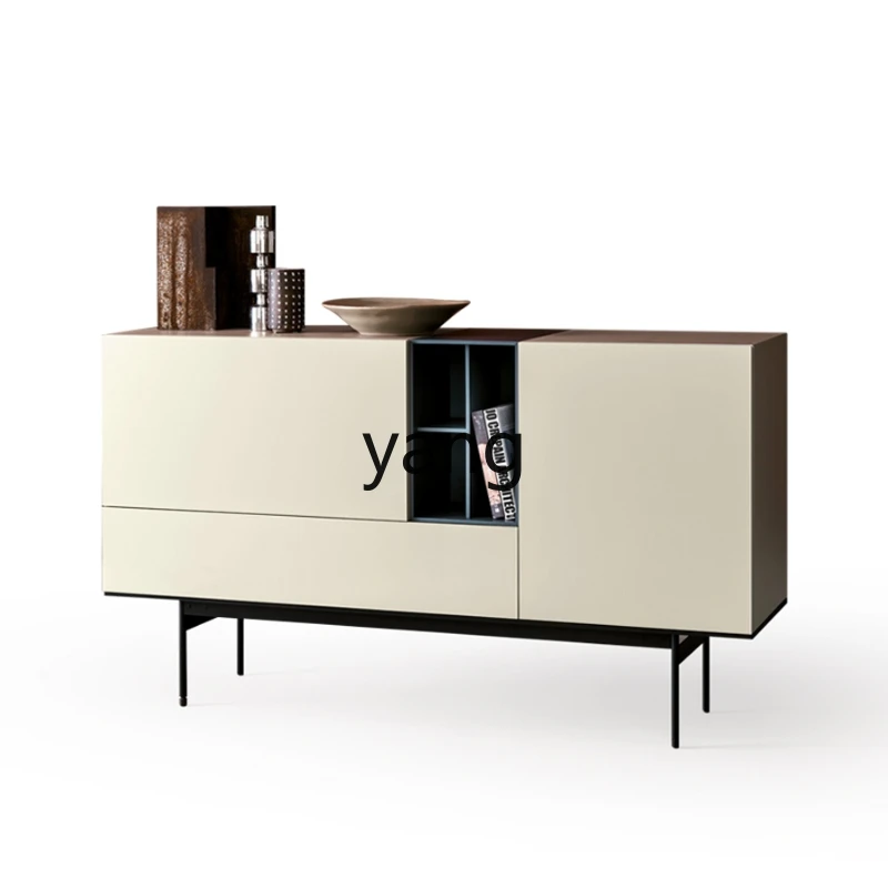 

yjq Minimalist Tea Multi-Functional Corner Cabinet Modern Minimalist Sideboard Cabinet
