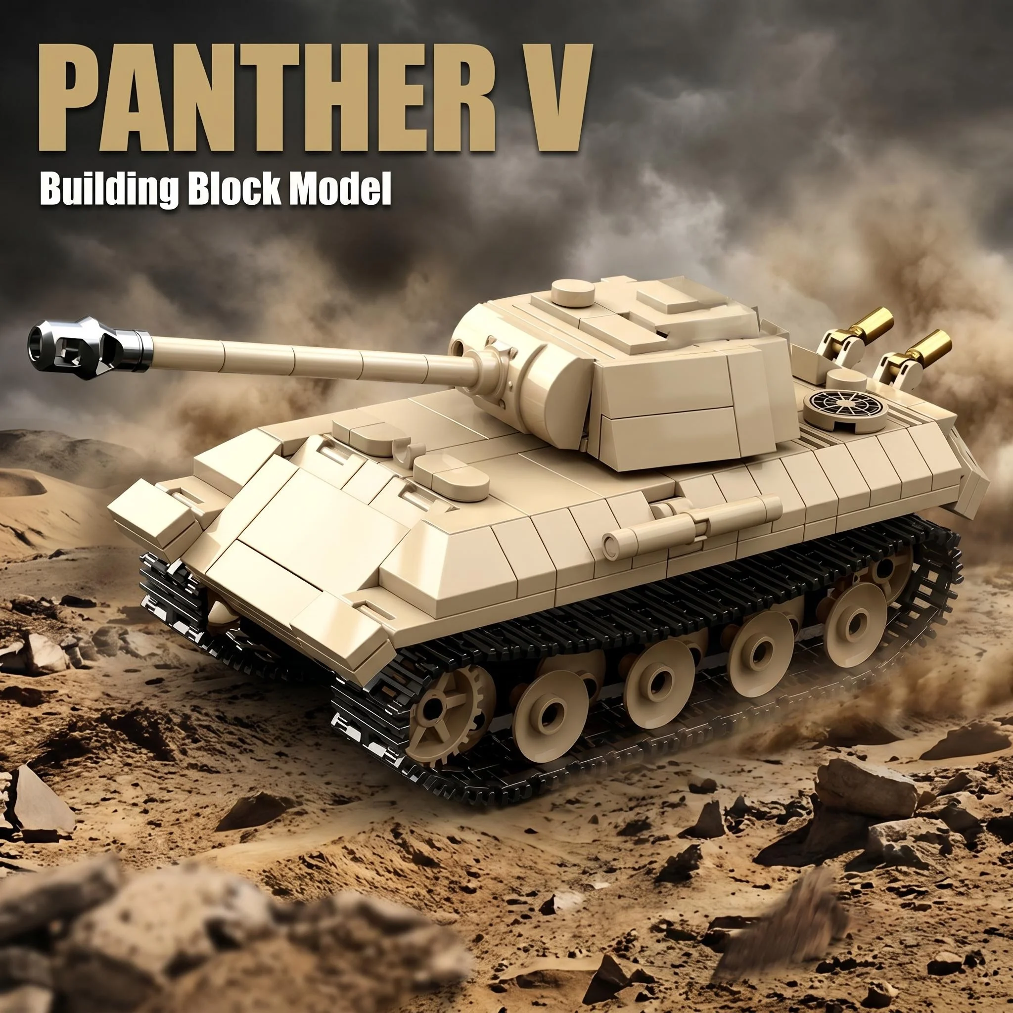 Lego Compatible Military Tank - 503PCS WW2 Militaire MOC Panther V