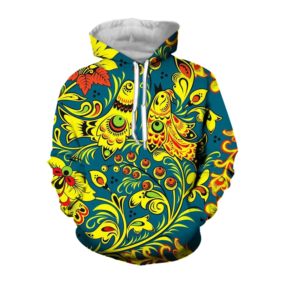 

Jumeast 3D Floral Bird Printed Men Hoodies Animal Tiger Dinosaur Graphic Hoody Streetwear Vintage Tops 90s Aesthetic YK2 Clothes