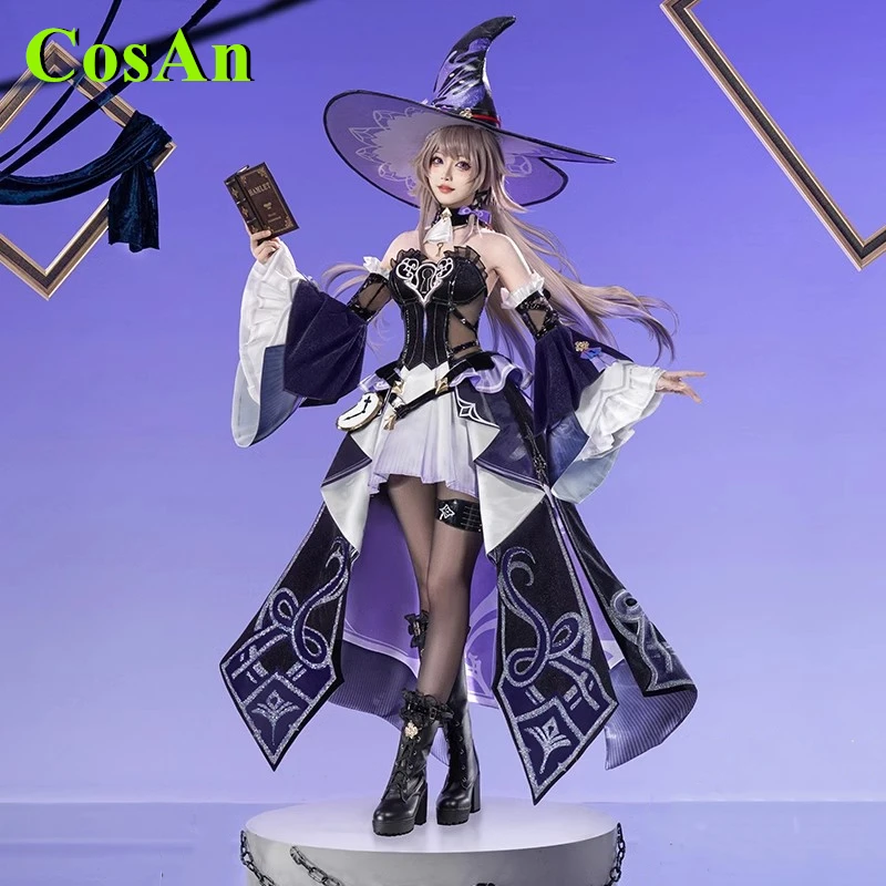 

CosAn Game Honkai: Star Rail Herta Cosplay Costume Spring Festival Clothing Activity Party Role Play Clothing Women's Dress